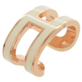 Ear cuff Pop H bianco Hermès Bianco