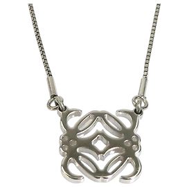 Collana Loewe Anagram Metal Silver da donna Argento