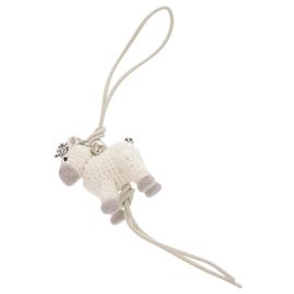 Charm per borsa cavallo Loewe Marrone Bianco