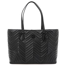 Gucci GG Marmont gesteppte große Tote Tasche Schwarz