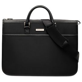 Burberry Black Nylon Business Bag Black