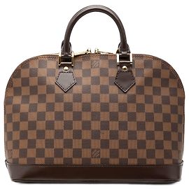 Louis Vuitton Marron Damier Ebene Alma PM Marron
