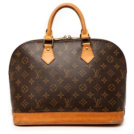 Louis Vuitton Marron Monogram Alma PM Marron