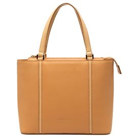 Tote de couro marrom Burberry Marrom Caramelo