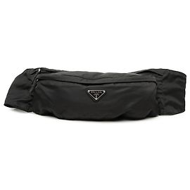 Borsa a tracolla Tessuto nero Prada Nero
