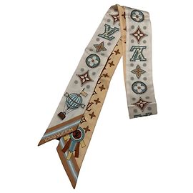 Pañuelo de seda Bandeau BB From the Cloud Louis Vuitton Multicolor Beige