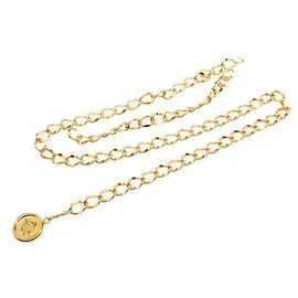 Chanel Coco Mark 31 RUE CAMBON Kettengürtel vergoldet Golden
