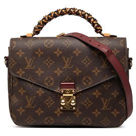 Bolsa Louis Vuitton Monogram Pochette Metis MM Marrom Multicor