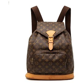 Zaino Louis Vuitton Monogram Montsouris GM Marrone Monogramma