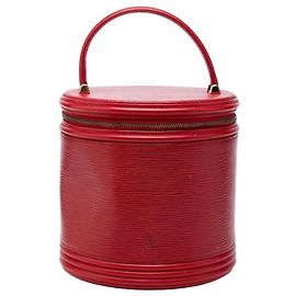 Borsa Vanity Louis Vuitton Epi Cannes Rosso