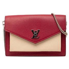 Pochette Lockme Chain Crossbody Shoulder Bag Louis Vuitton Beige