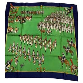 Hermès Silk scarf "La Garde Consulaire" by Ledoux Multiple colors