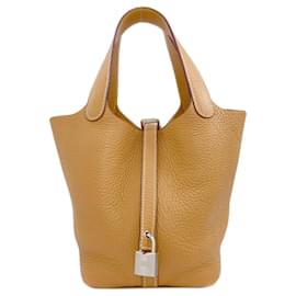 Hermès Sac à main Hermes Picotin Lock PM Camel Camel