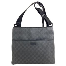 Borsa a Spalla Gucci GG Supreme Nero