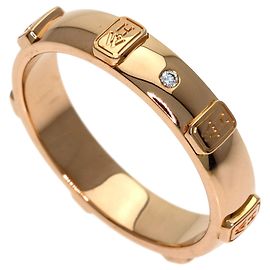 Anillo Harry Winston HW Logo 1P Diamond en Oro Rosa 18K Otro