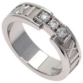 Tiffany & Co. Atlas 3-Diamond Band Ring Andere