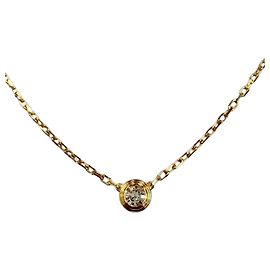 Colar Damour SM com pequenos diamantes Cartier SJN242 Dourado