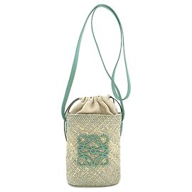 Bolsa de Ombro Loewe Square Pocket Verde