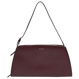 Bolsa de ombro Dalia Baguette da The Row em couro de cabra bordô Vermelho Bordeaux