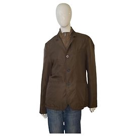 Burberry Brit Brown Quilted Jacket Women’s Size S Nova Check Lined Lightweight Coat Brown