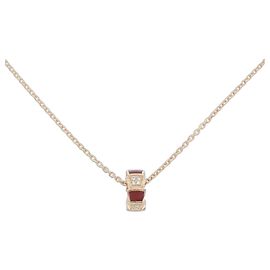 Bulgari Collier Bvlgari Serpenti Viper 750 Or Rose Diamant Cornaline Doré