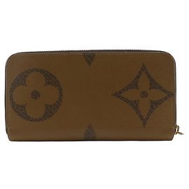Louis Vuitton Zippy Wallet Monogram Long Wallet Brown