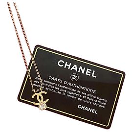 Collier Chanel Coco Mark Doré