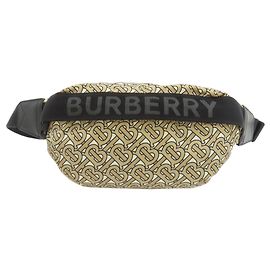 Bolsa tiracolo Burberry TB Monogram Bege