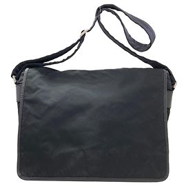 Sac à épaule Prada Logo Noir
