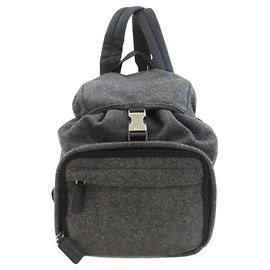 Mochila de lã Prada Marrom Marrom