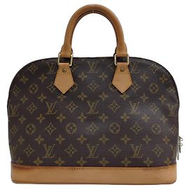 Louis Vuitton Alma Handbag Monogram Canvas PM Brown