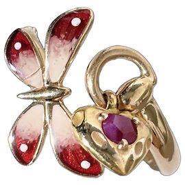 Anello Gucci Secret Garden Farfalla in Oro Giallo 18K D'oro