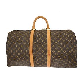 Louis Vuitton Keepall Monogram Canvas 55 Marrom