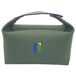 Hermès Pochette Bride-a-Brac H Pavillon GM - Kaki Bleu Vert Jaune Vert olive Vert foncé