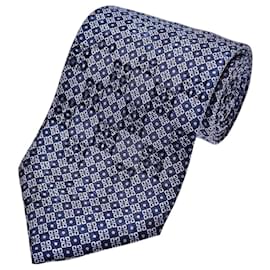 Cravatta in seta Givenchy con logo Blu