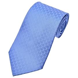 Dior Oblique Monogram Silk Tie Blue