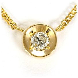 Autre Marque Collier en or jaune 18K avec diamant Doré