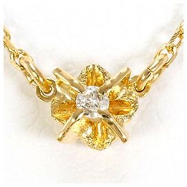 Autre Marque Collier en or jaune 18K avec diamant Doré