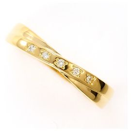 Autre Marque 18K Gelbgold-Ring mit Diamant Golden