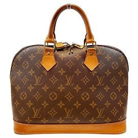 Louis Vuitton Alma Handtasche Braun