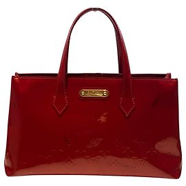 Louis Vuitton Wilshire PM Handbag Red