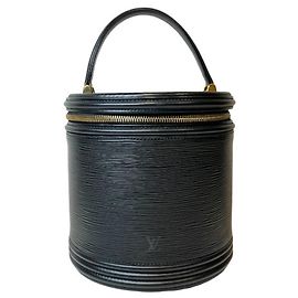 Louis Vuitton Epi Cannes Handtasche Schwarz
