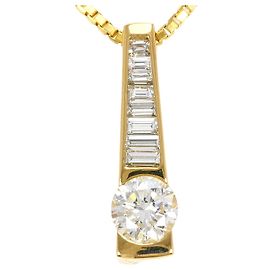 Autre Marque Collana in oro giallo 18K e diamanti D'oro