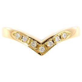 Autre Marque 18K Gelbgold Diamantring Golden