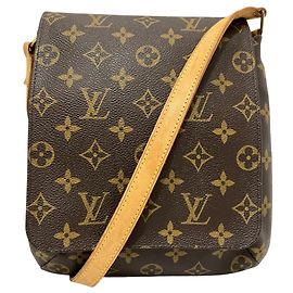 Bolsa de Ombro Louis Vuitton Musette Salsa Marrom