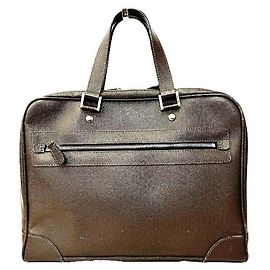Sac à main et porte-documents Louis Vuitton Taiga Igor Marron