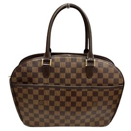 Borsa Louis Vuitton Damier Salia Horizontal Marrone
