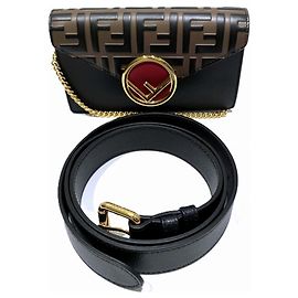 Marsupio in pelle Fendi Nero