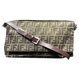 Borsa a secchiello Fendi Zucca Mamma Cachi