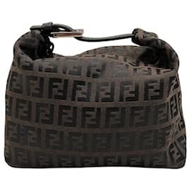 Fendi Zucca Pattern Handbag Brown